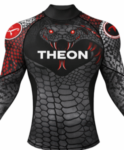 Rashguard Venum Wolf Atak SS Negro-Gris