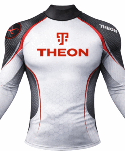 Rashguard Venum Wolf Atak SS Negro-Gris