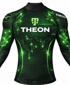 Rashguard Venum Wolf Atak SS Negro-Gris
